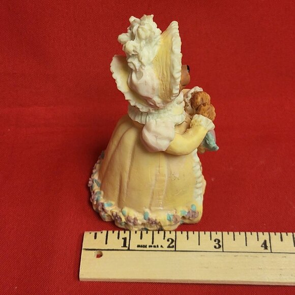 Vintage Price Granny Victorian Bear Yellow Dress Figurine Porcelain Bisque 1992 - Picture 9 of 13